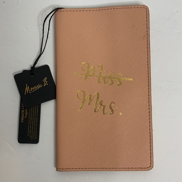 Mona B | Pink MRS. Passport Travel Book | How Well Do You Know The Bride 2 Sets - Picture 4 of 7